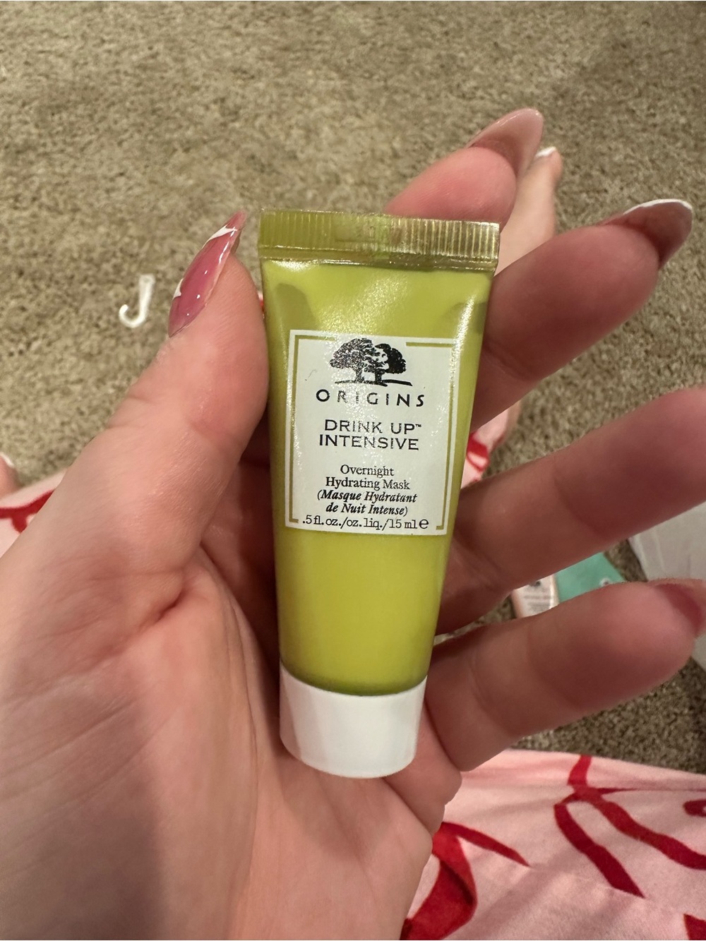 Origins Drink Up Intensive Overnight Mask - Lime Green Tube